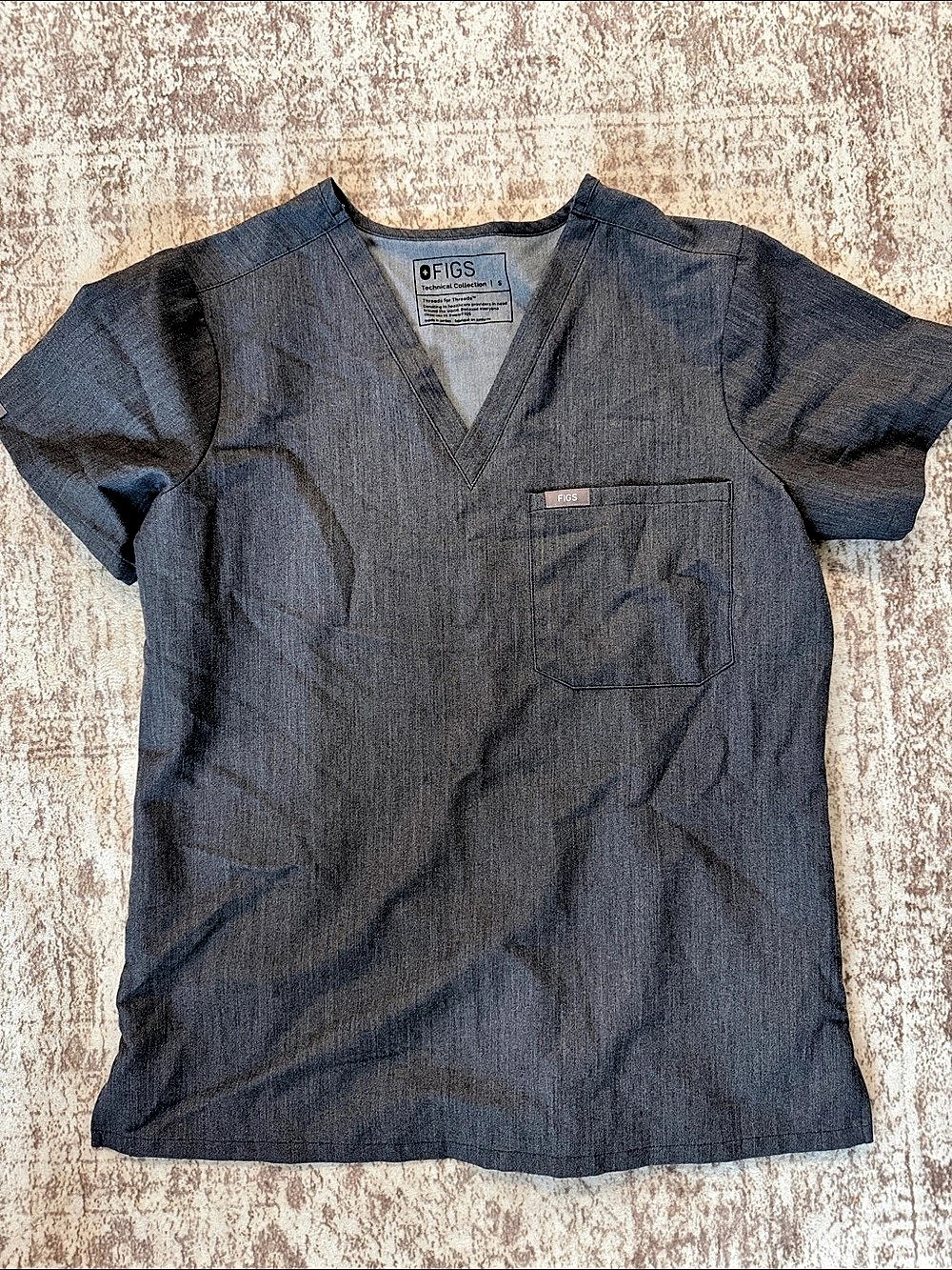 Graphite Catarina™ - One-Pocket Scrub Top